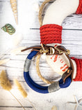 Bild in Galerie-Betrachter laden, Luxury dog collar in navy blue. Luxury dog accessories.