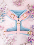 Bild in Galerie-Betrachter laden, Premium dog harness in pink. Luxury dog accessories.